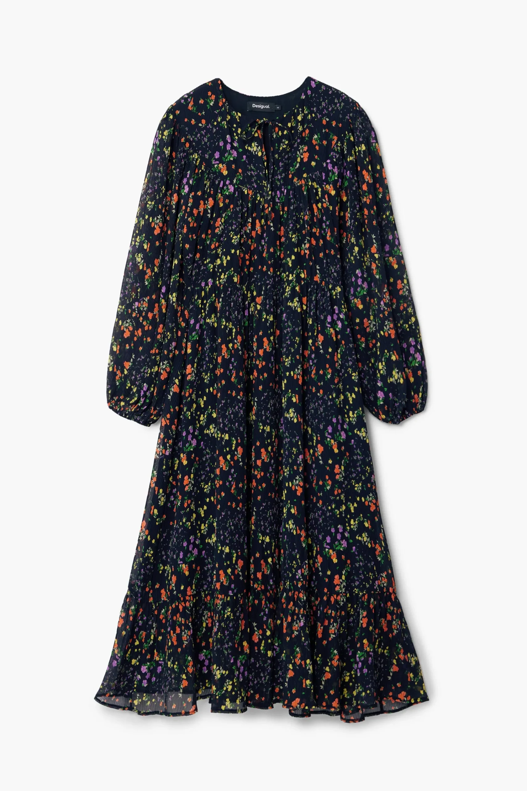Vestidos E Macacões<Desigual Vestido midi de flores
