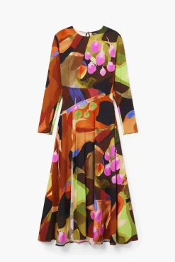 Vestidos E Macacões<Desigual Vestido midi estampado M. Christian Lacroix
