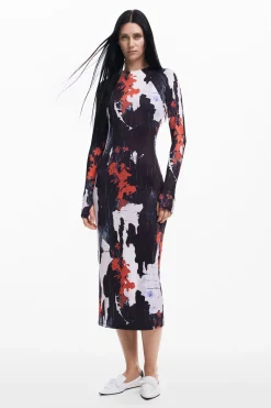 Vestidos E Macacões<Desigual Vestido midi estampado Maitrepierre