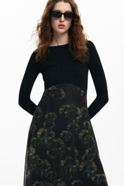 Vestidos E Macacões<Desigual Vestido midi floral M. Christian Lacroix