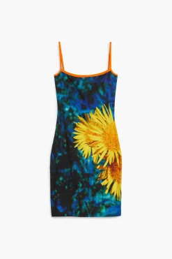 Vestidos E Macacões<Desigual Vestido midi girassóis