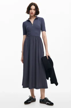 Vestidos E Macacões<Desigual Vestido midi híbrido