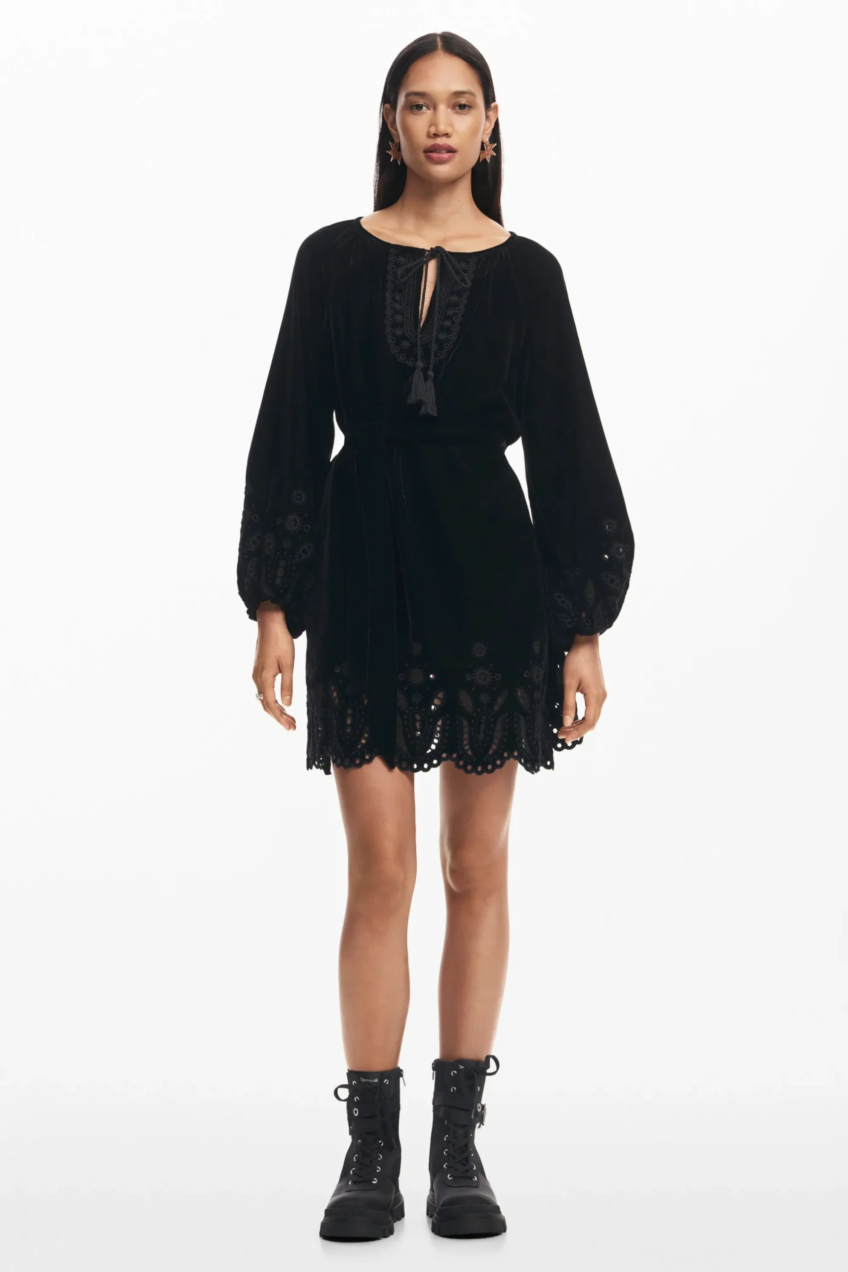 Vestidos E Macacões<Desigual Vestido mini bordado