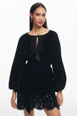 Vestidos E Macacões<Desigual Vestido mini bordado