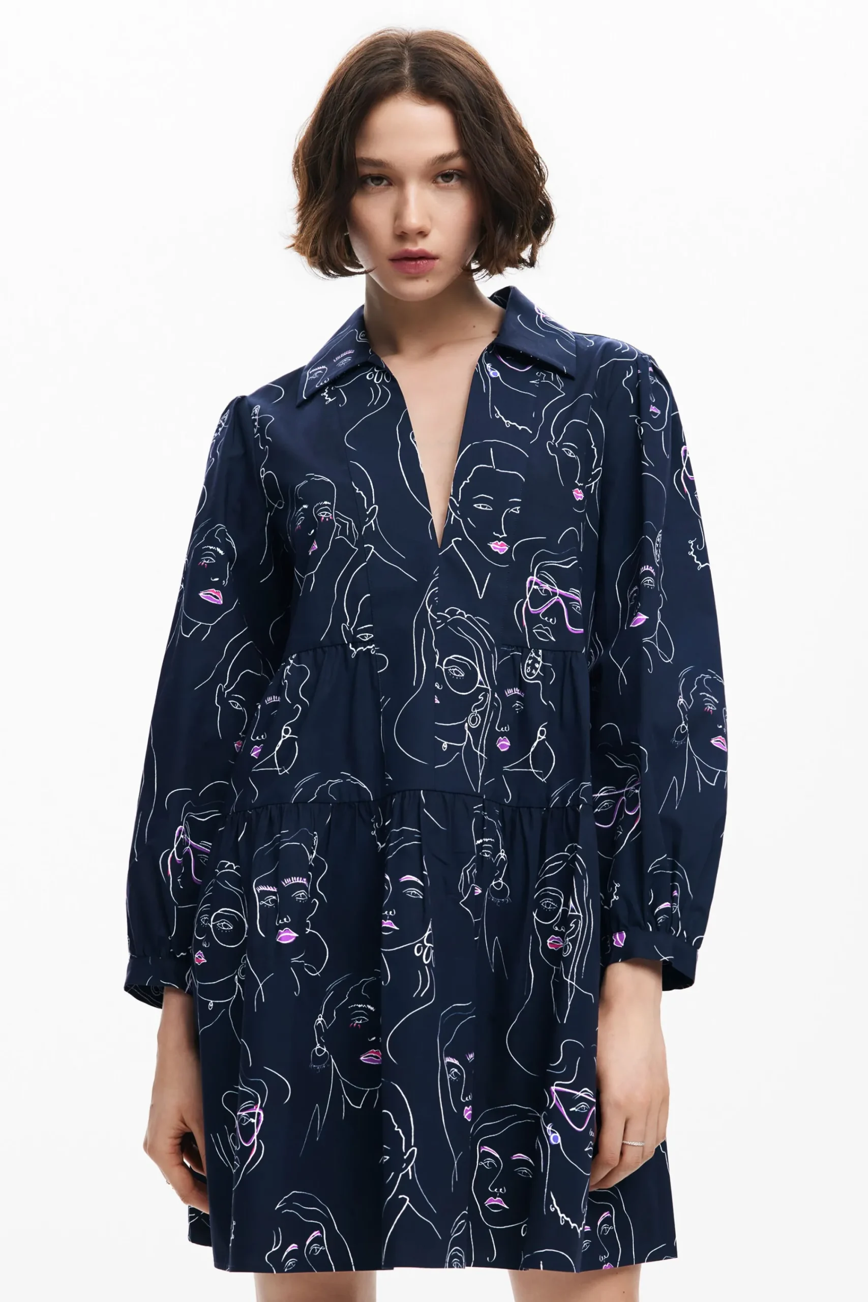 Vestidos E Macacões<Desigual Vestido mini caras