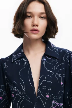 Vestidos E Macacões<Desigual Vestido mini caras