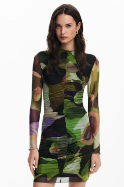 Vestidos E Macacões<Desigual Vestido mini estampado M. Christian Lacroix