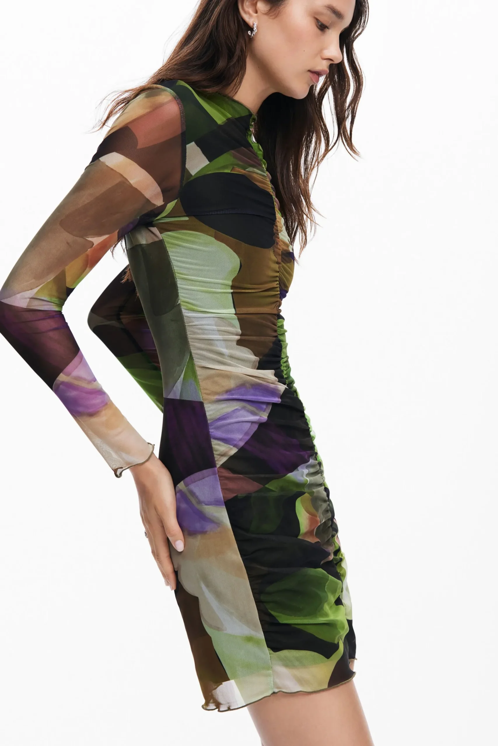 Vestidos E Macacões<Desigual Vestido mini estampado M. Christian Lacroix