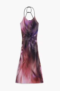 Vestidos E Macacões<Desigual Vestido plissado estampado floral