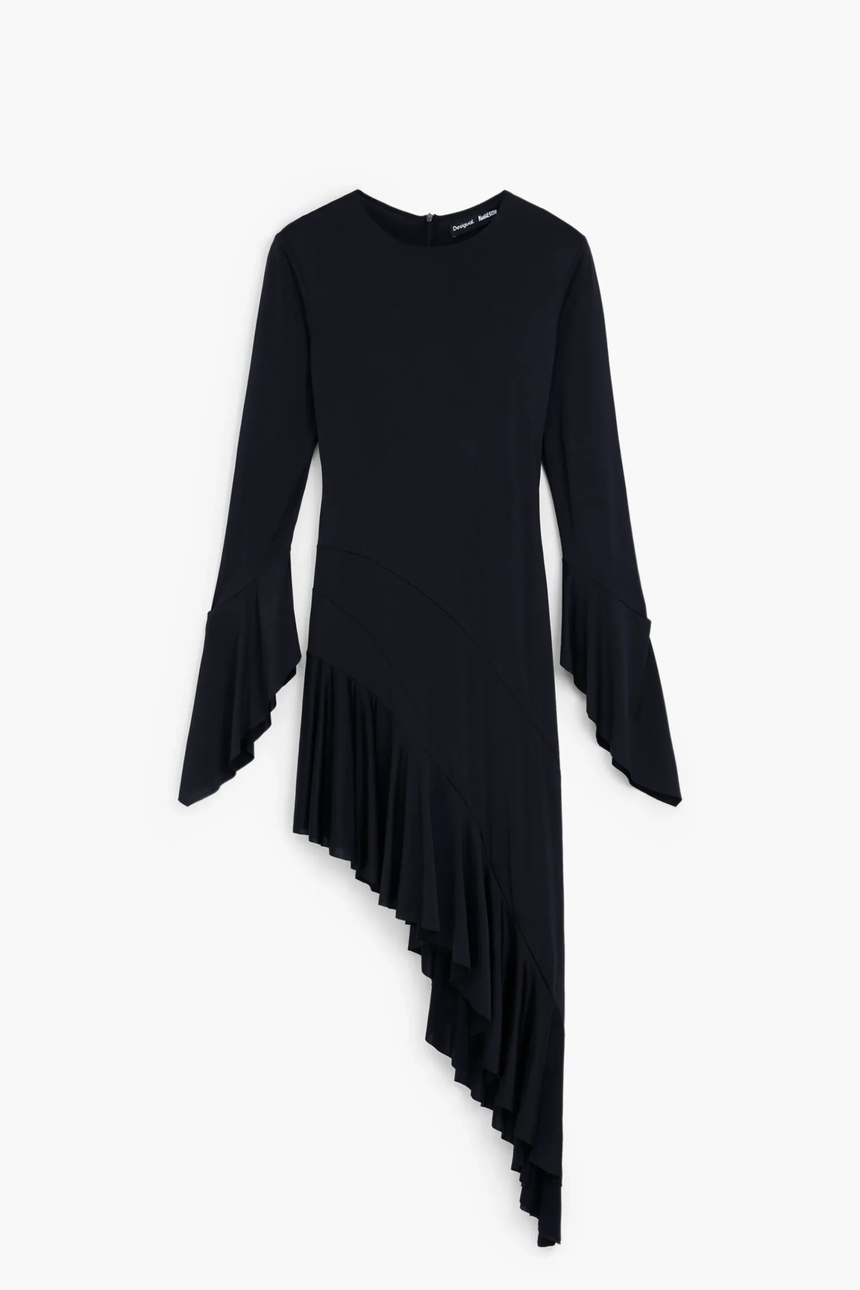 Vestidos E Macacões<Desigual Vestido preto assimétrico María Escoté